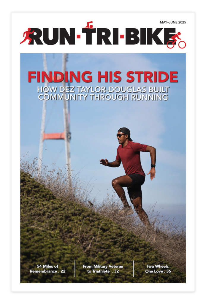 Run Tri Bike May / June 2025 Digital Magazine featuring Dez Taylor-Douglas