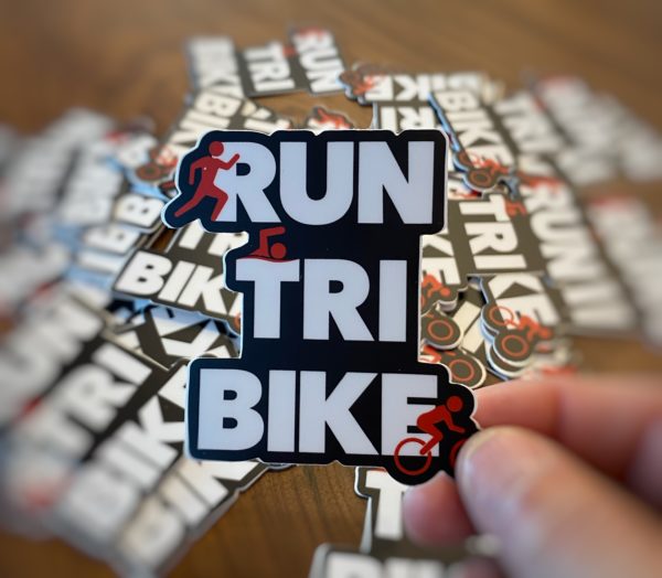 Run•Tri•Bike Sticker + Past Issue
