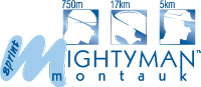 MightyMan Montauk Triathlon Logo