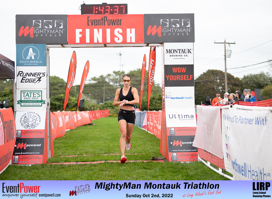 MightyMan Montauk Triathlon Finish Line