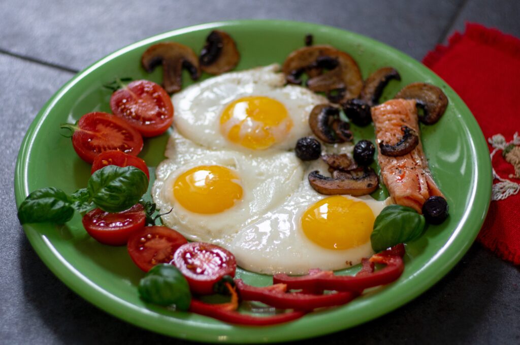 Vitamin D - egg yolks, fatty fish, mushrooms. All supplement recommendations for female athletes.