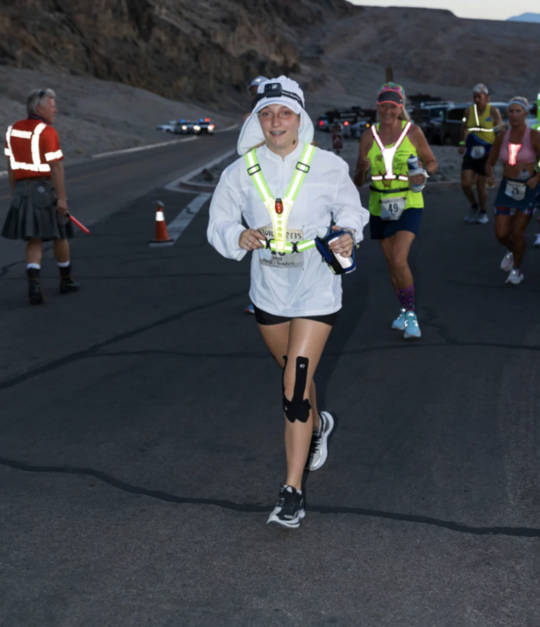 Conquering Badwater 135. Kaylee Fredrick's journey to the finish line on Run Tri Bike