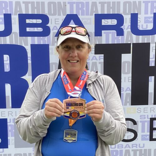 Resilience in Triathlon: Christine Miroslavich's Story Run Tri Bike