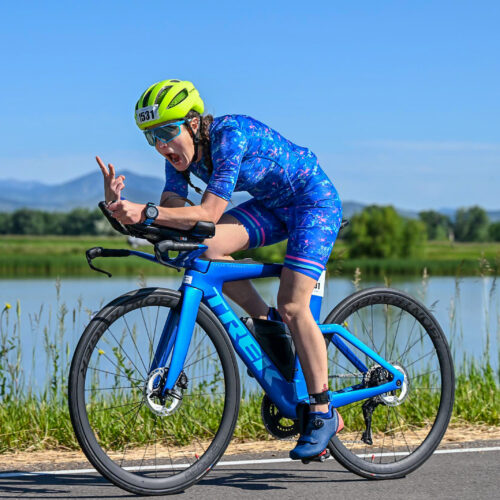 Finding Strength in Triathlon Dina Grimaldi Run Tri Bike