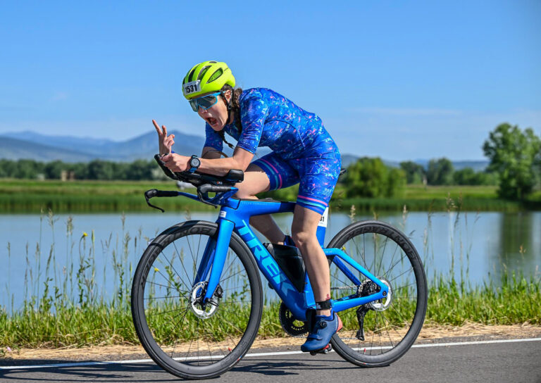 Finding Strength in Triathlon Dina Grimaldi Run Tri Bike