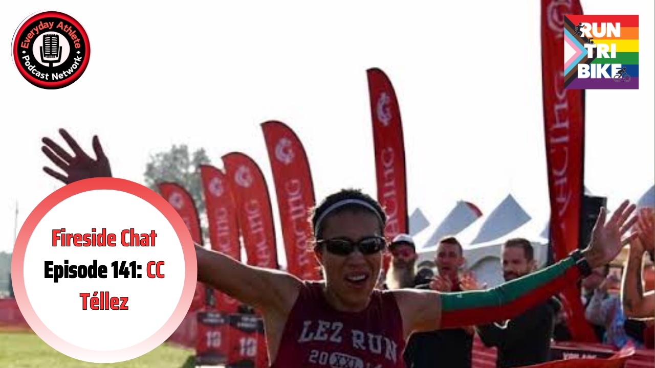 Trailblazing Representation: CC Tellez’s Journey | Fireside Chat Episode 141 Run Tri Bike