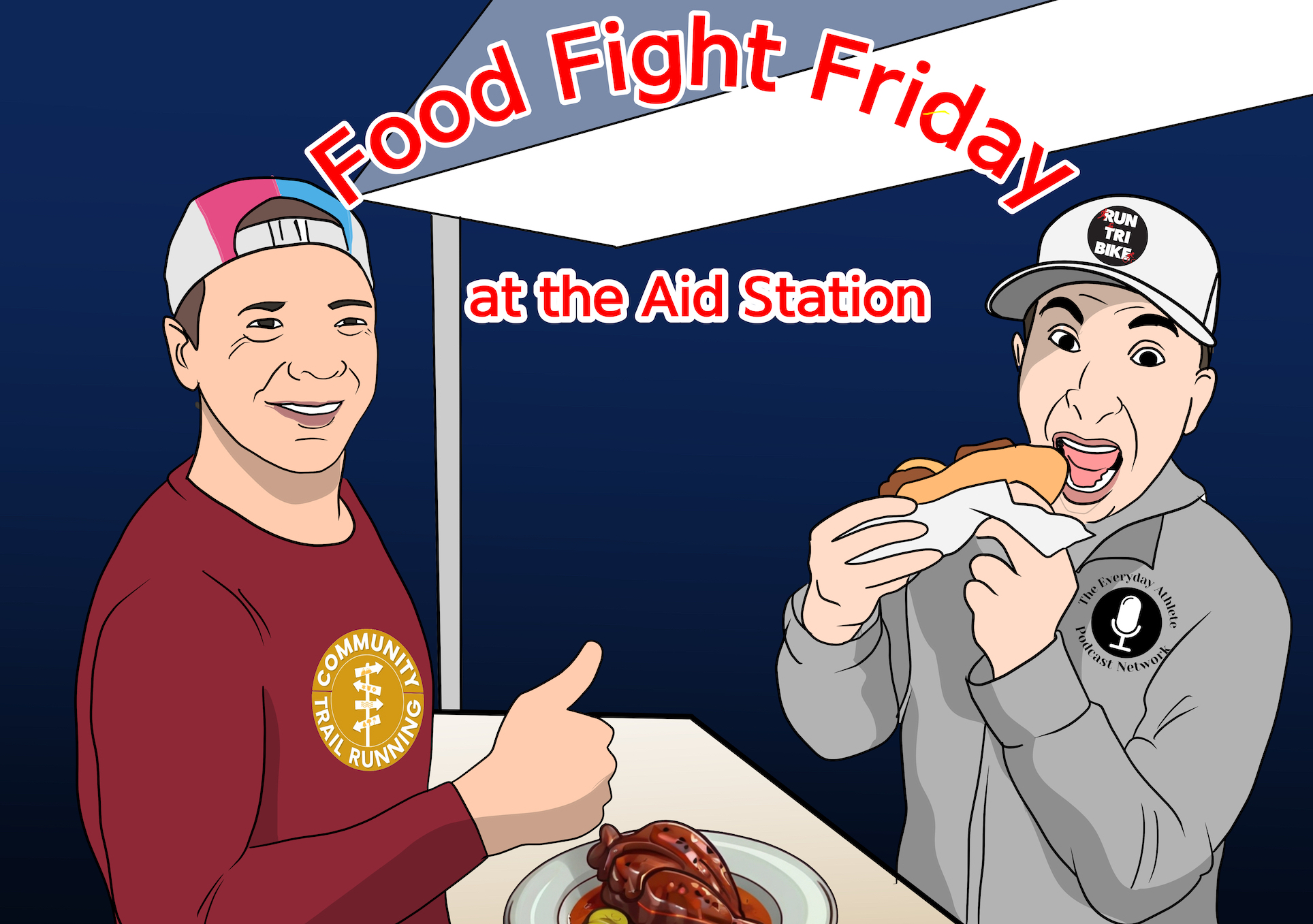 Laughing Ultra Trail Running Food Fight Friday Run Tri Bike