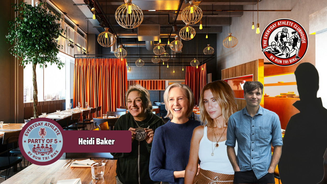 Comedy, Music & Thai Food at the Everyday Athlete Dinner Table Run Tri Bike Everyday Athlete Clubhouse