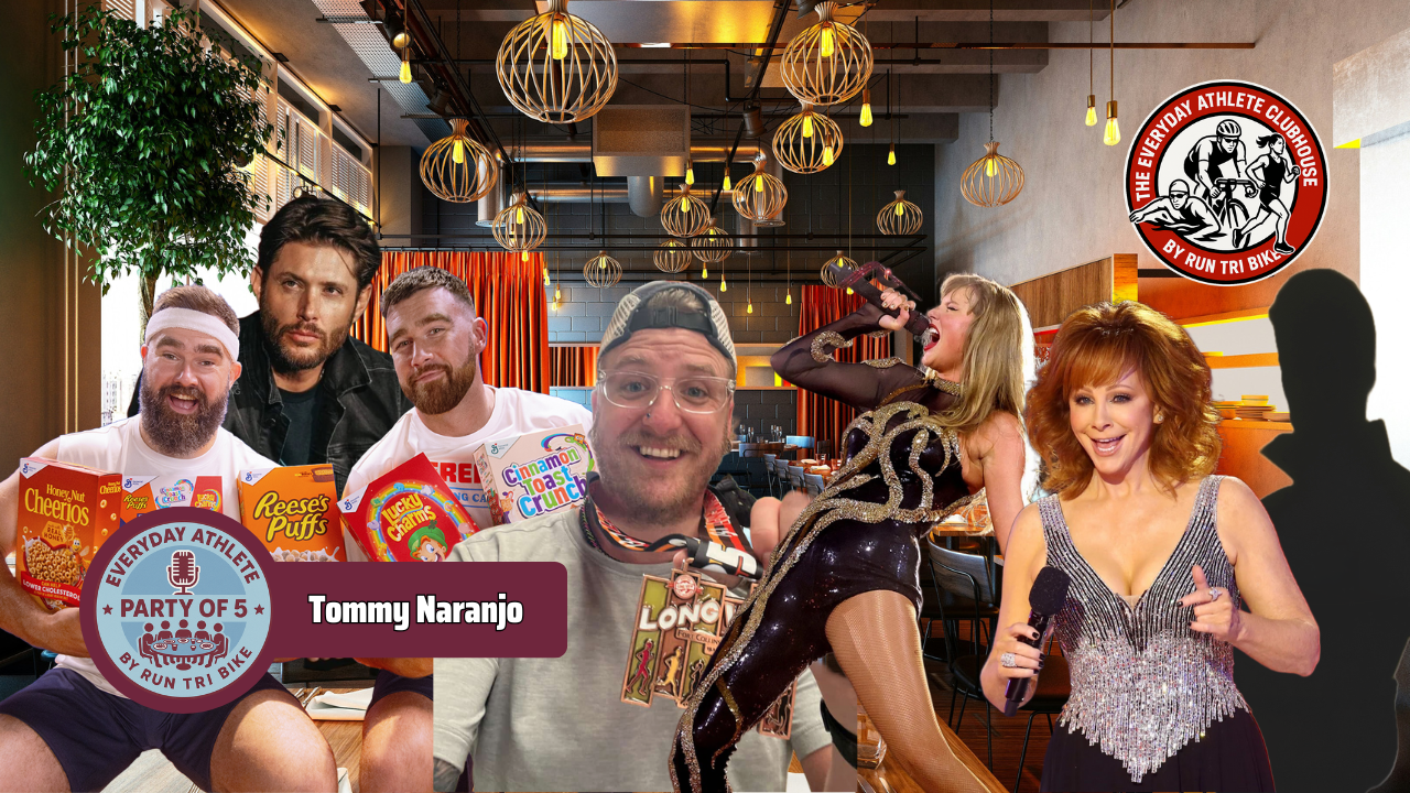 Celebrity Dinner Guest Party With Oreos & Laughs Party of 5 Run Tri Bike Tommy Naranjo