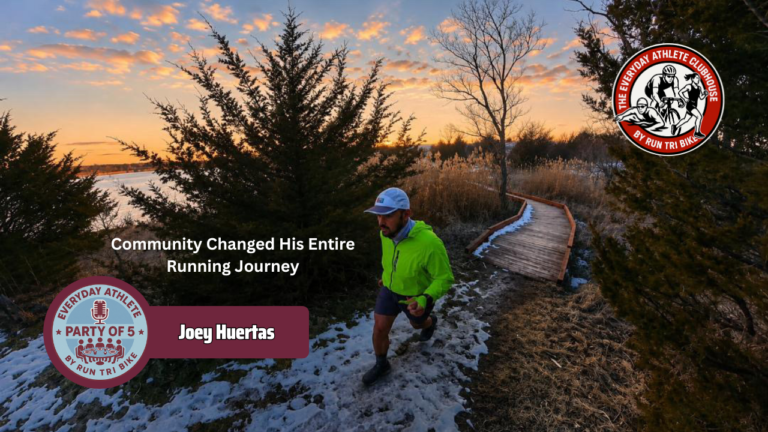 Joey Huertas shares ultrarunning dreams, Puerto Rican roots, and the power of community on the episode of Party of Five Run Tri Bike Everyday Athlete Clubhouse