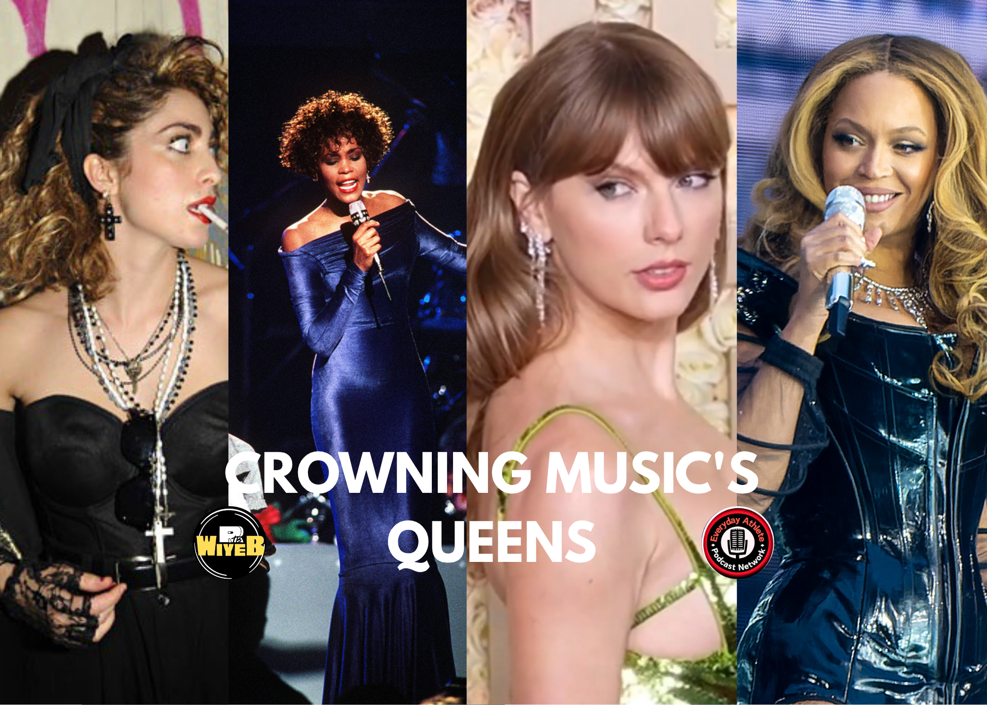 What's In Your Earbuds hosts debating which two female music artists should represent each musical era.