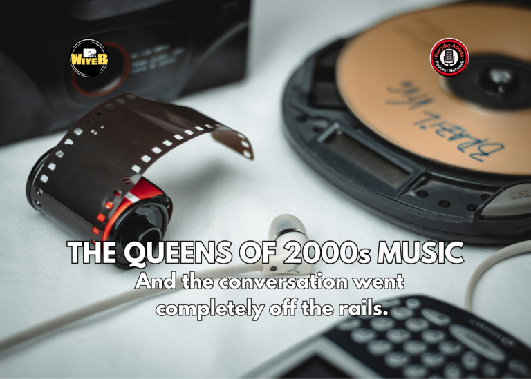 Wired headphones and CDs representing a discussion about Beyoncé, Britney Spears, Rihanna, Mariah Carey and the queens of 2000s music.